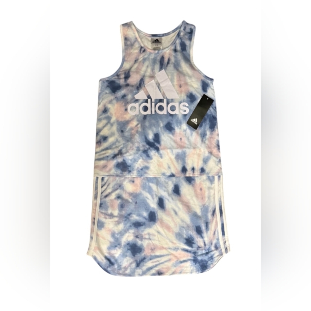 Adidas Girls' multi-color sports dress, size L (14) US